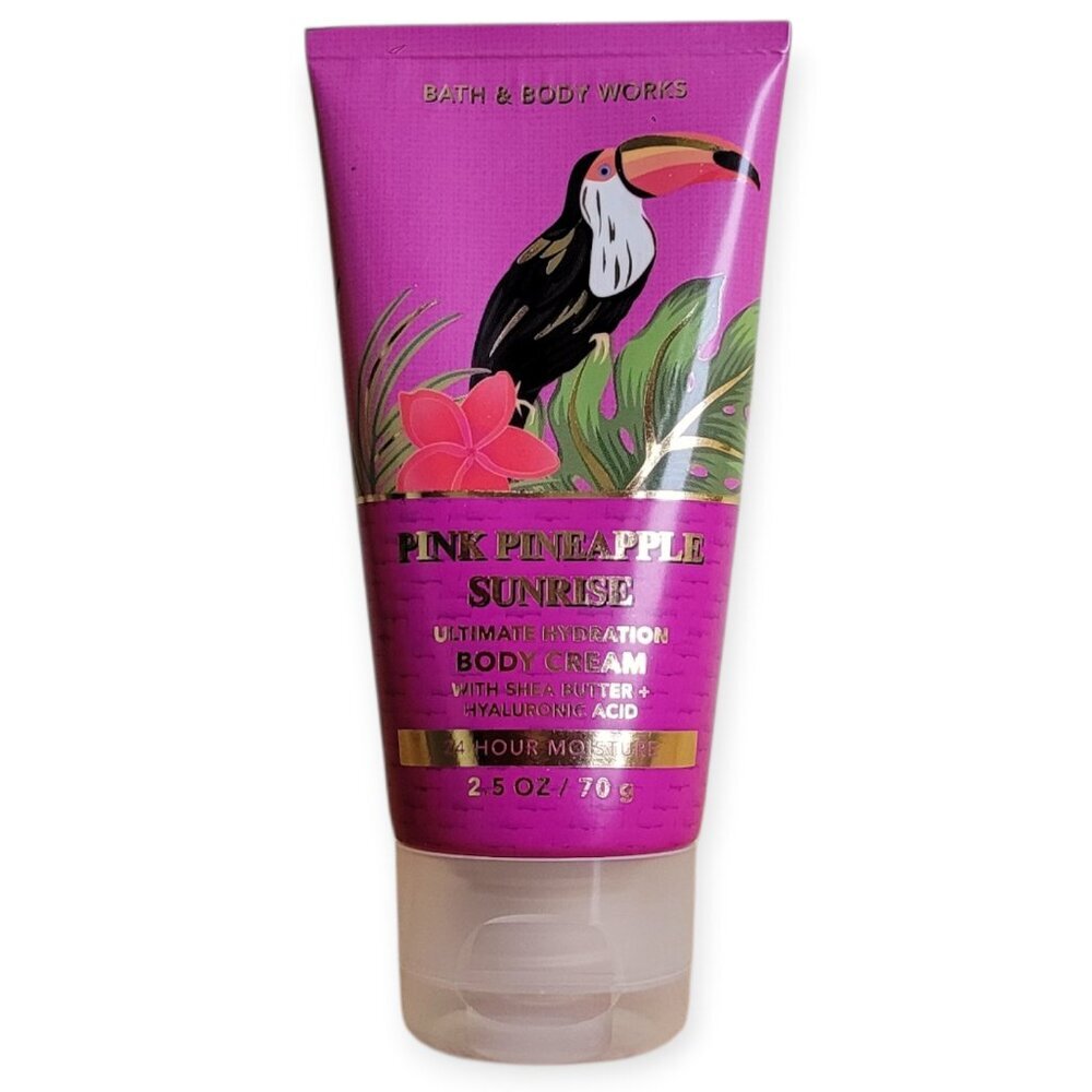 Bath Body Works Pink Pineapple Sunrise Ultimate Hydration Body Cream 2.5 oz